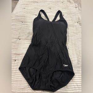 Black womens Speedo one piece. NWOT